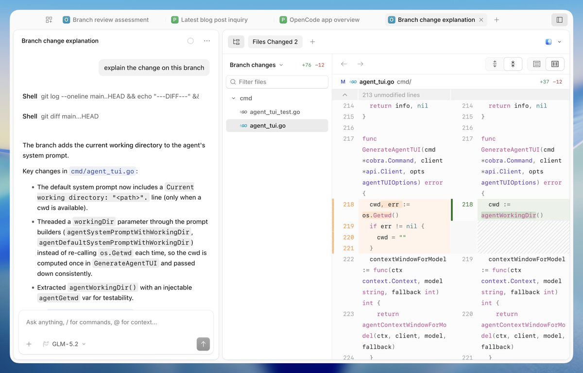OpenCode Desktop 搭配 Ollama
