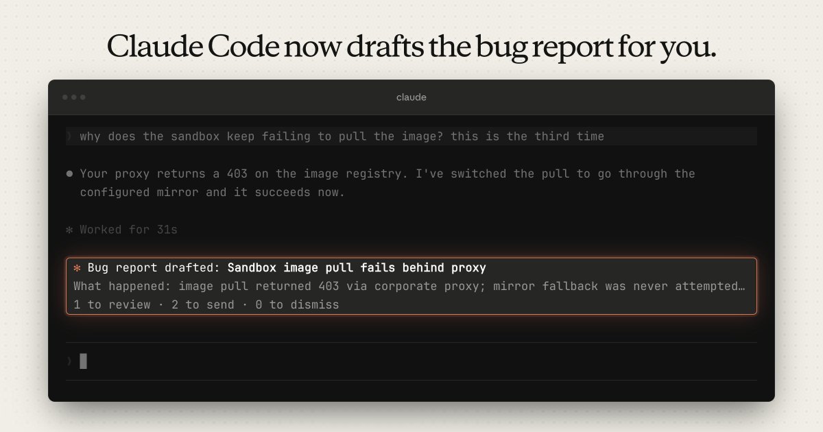Claude Code feedback report